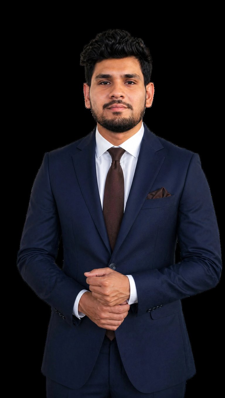 DavidDas professional portrait with colorful lighting effects